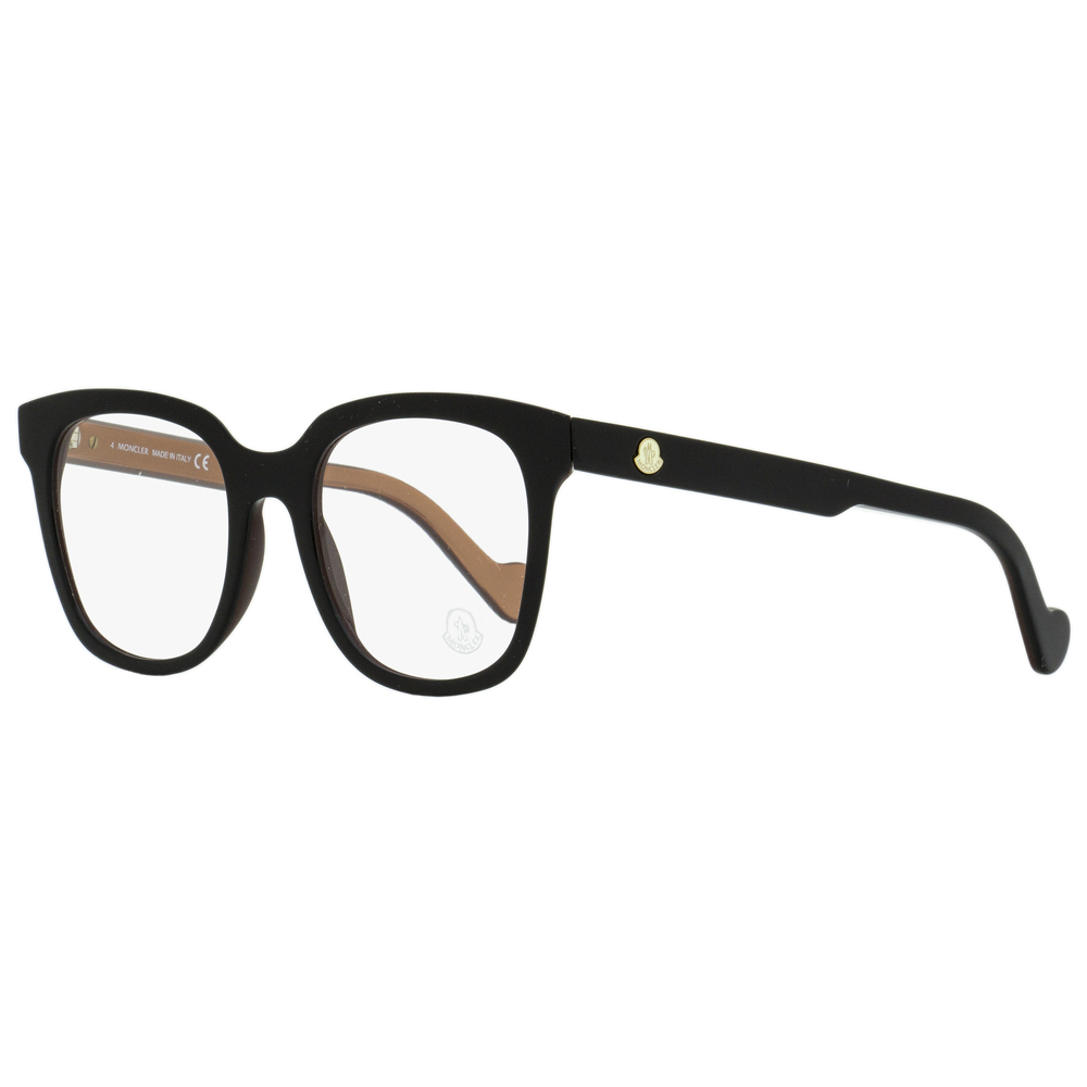 Moncler Square Eyeglasses ML5098 005 Black/Brown 51mm 5098